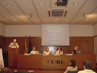 Josep Maria Garrell presentant la jornada