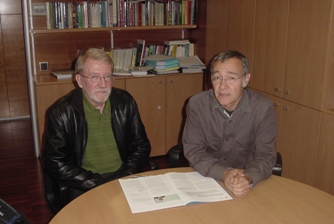 El Dr. Willem E. Saris i el Dr. J.M. Batista-Foguet