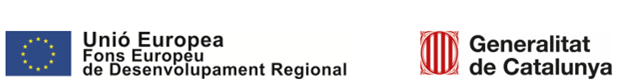 The image displays the logos of the European Union, Fons Europeu, Generalitat, and the Regional Development of Catalonia.
El contenido generado por IA puede ser incorrecto.